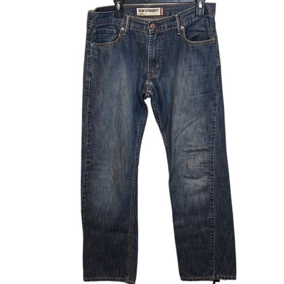 ✨HOST PICK✨ Men’s Levi’s Slim Straight Denim Jeans 34 X 32 - Picture 1 of 11